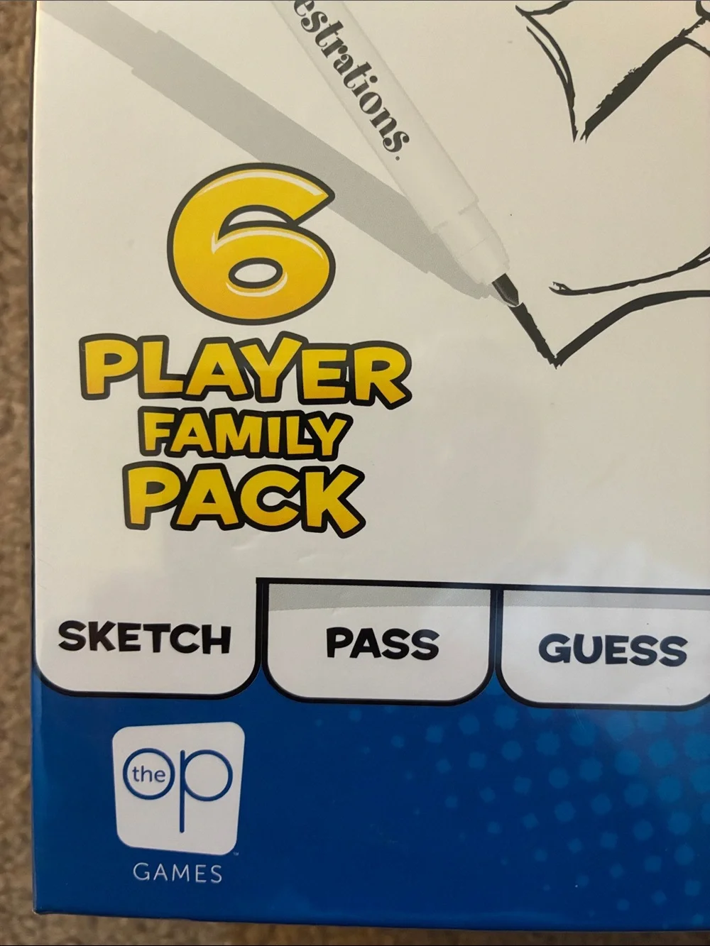 Game “Telestrations”  6 Player Family Pack